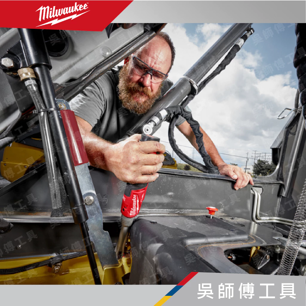 美沃奇 Milwaukee M12 FHIR14LR 12V無刷高速加長型2分棘輪扳手(單機)