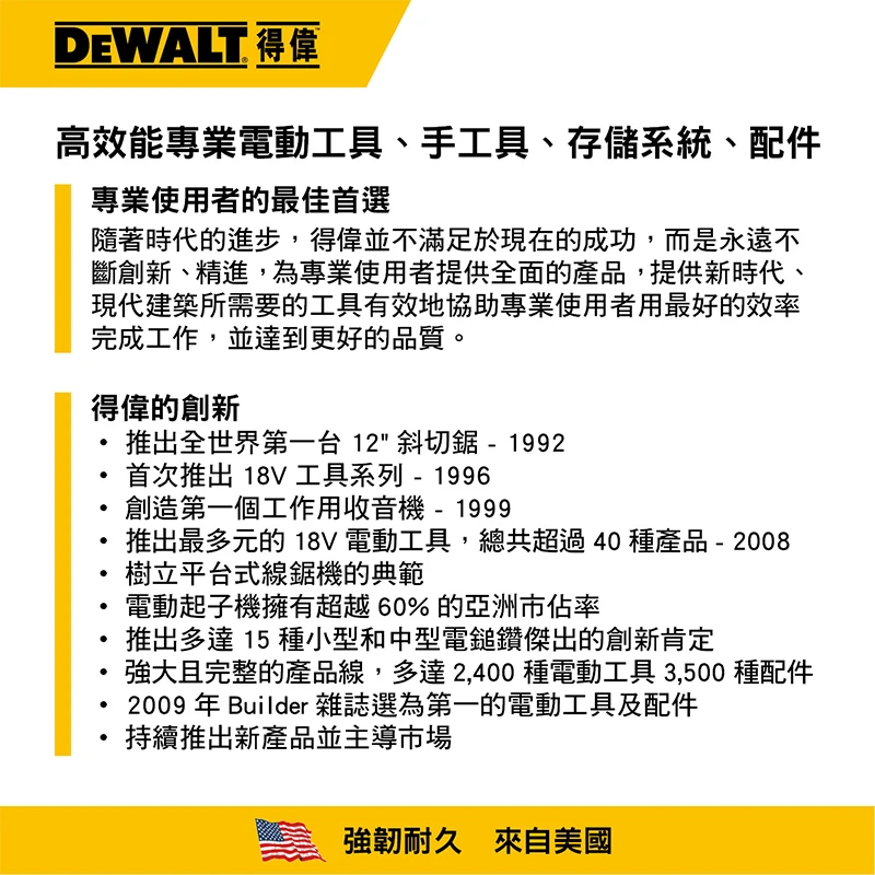 美國 DEWALT 得偉｜DXMAEF0084E｜ToughSound Pro 藍牙喇叭｜IP67防塵防水｜磁吸式｜Bluetooth 5.2｜Type-C｜工地喇叭