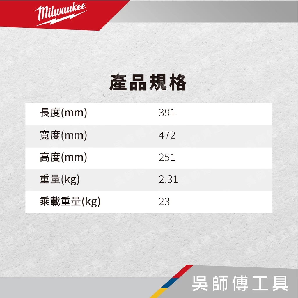 美沃奇 Milwaukee 48-22-8440 配套收納箱(菜籃)