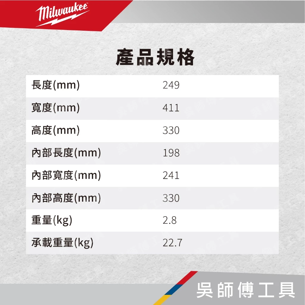 美沃奇 Milwaukee 48-22-8460 15L配套保冷箱