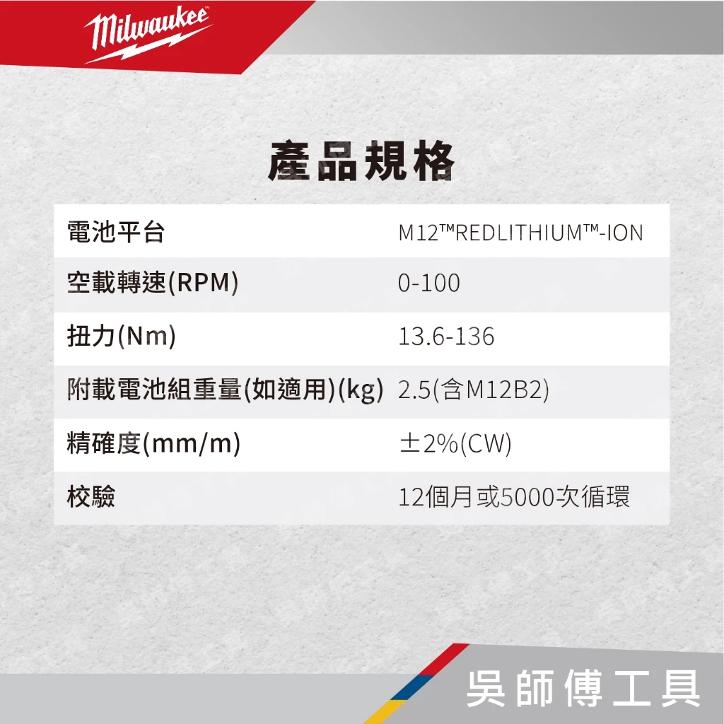 美沃奇 Milwaukee M12 ONEFTR38 12V無刷3/8