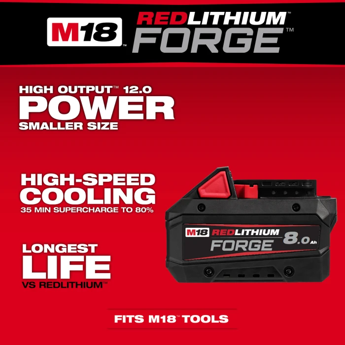 美沃奇 M18FB8 18V 8.0AH FORGE高效能鋰電池