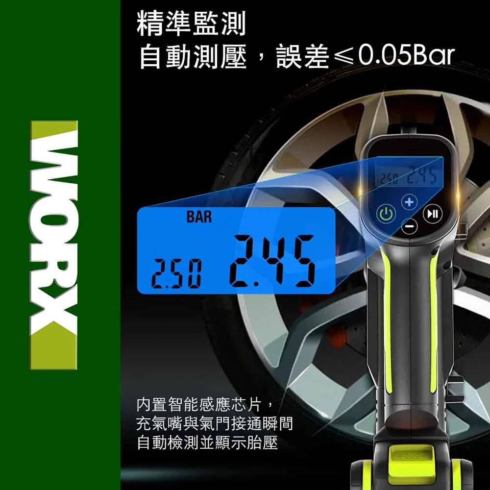 威克士WORX WU092 20V多功能鋰電打氣機(主機)紙盒