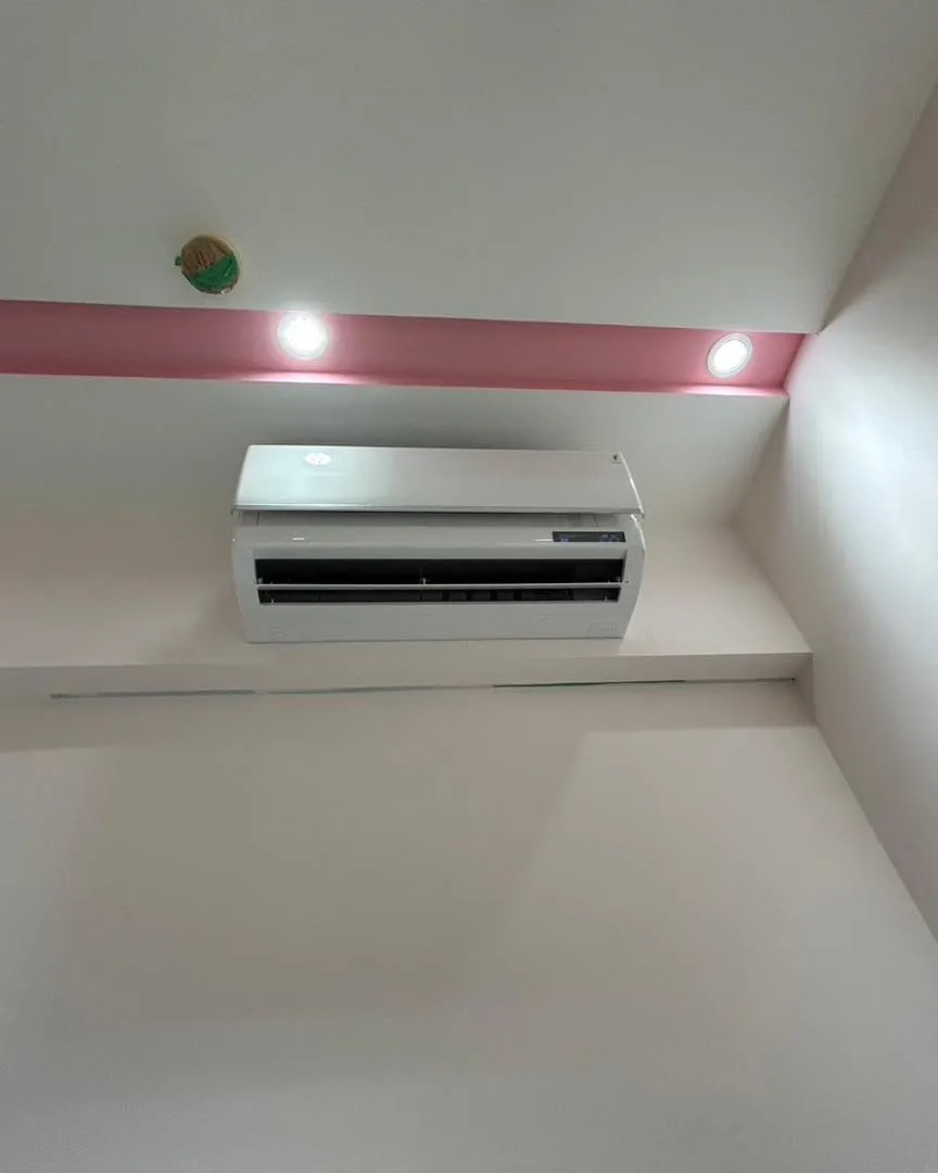 新店中央公園新成屋國際多聯冷氣安裝完工