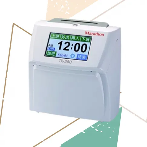 Marathon TR-280 六欄位液晶顯示卡鐘