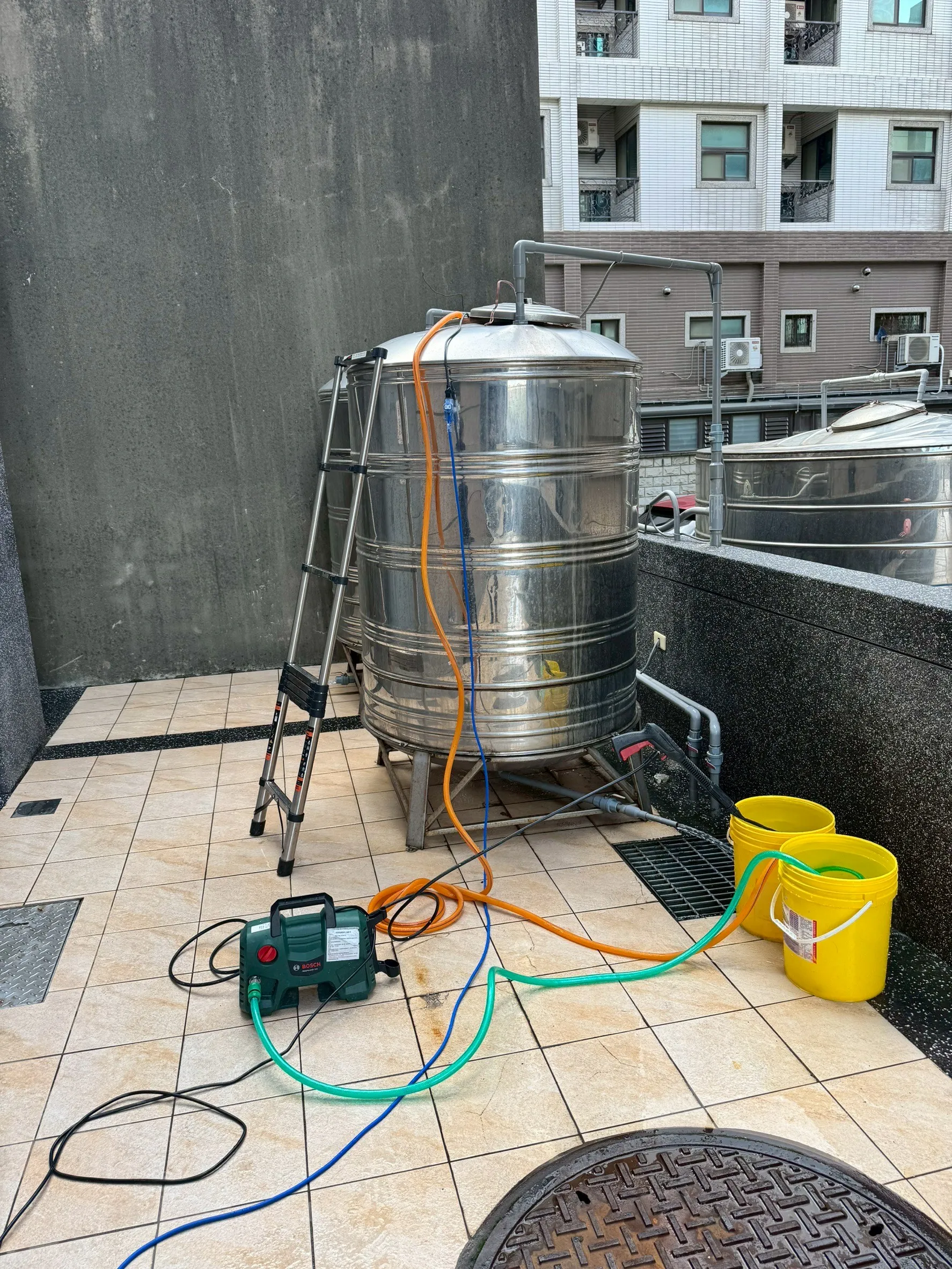 湖口社區水塔清洗