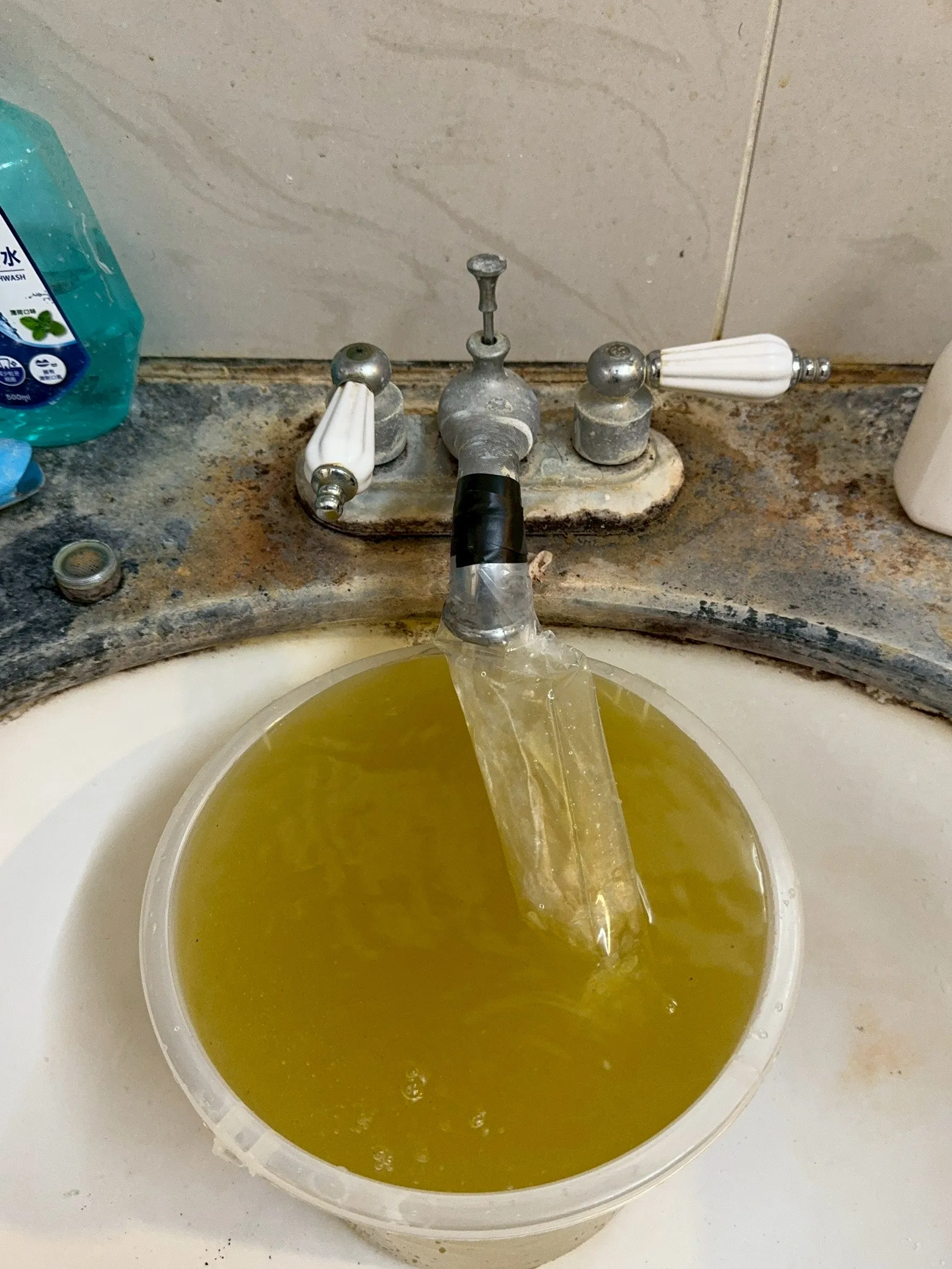 竹北黃先生水管+水塔消毒