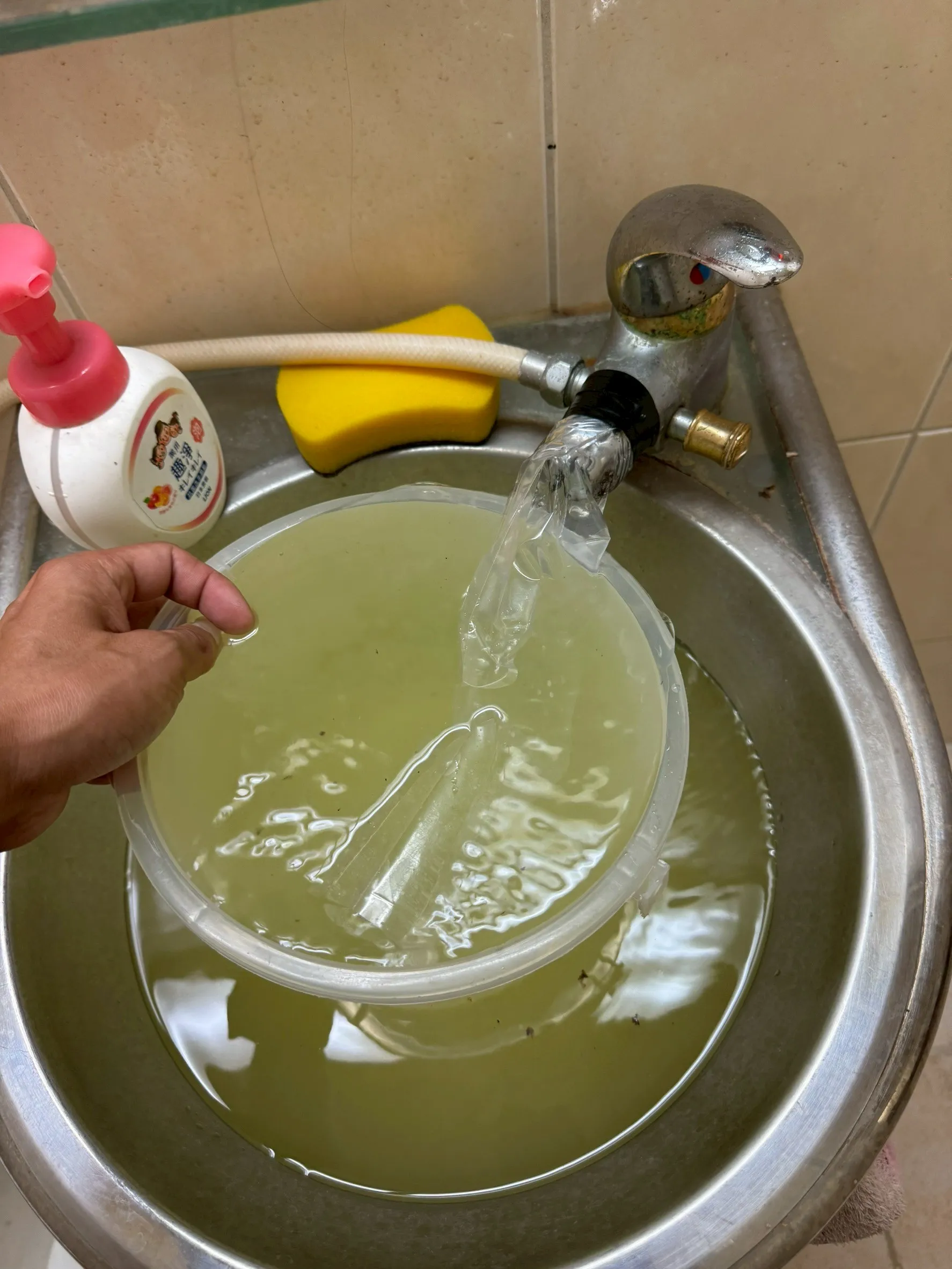 竹北黃先生水管+水塔消毒