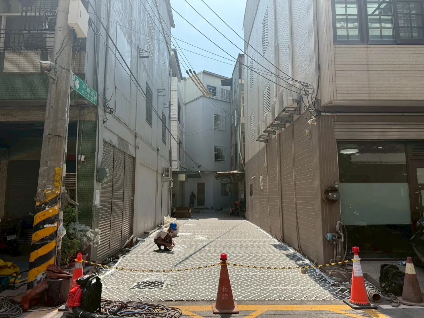 施工中地坪整平