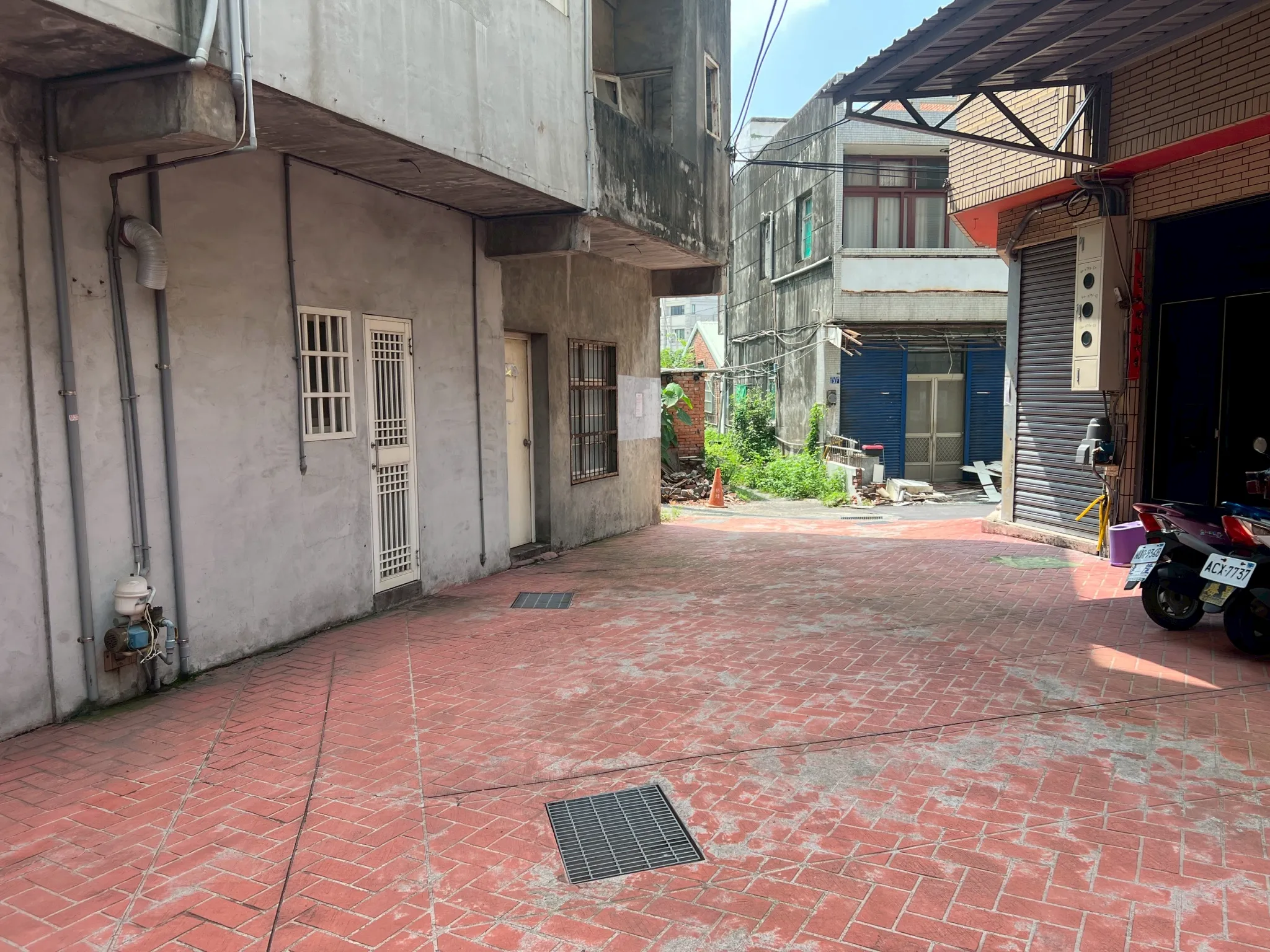 施工前巷弄地坪現況