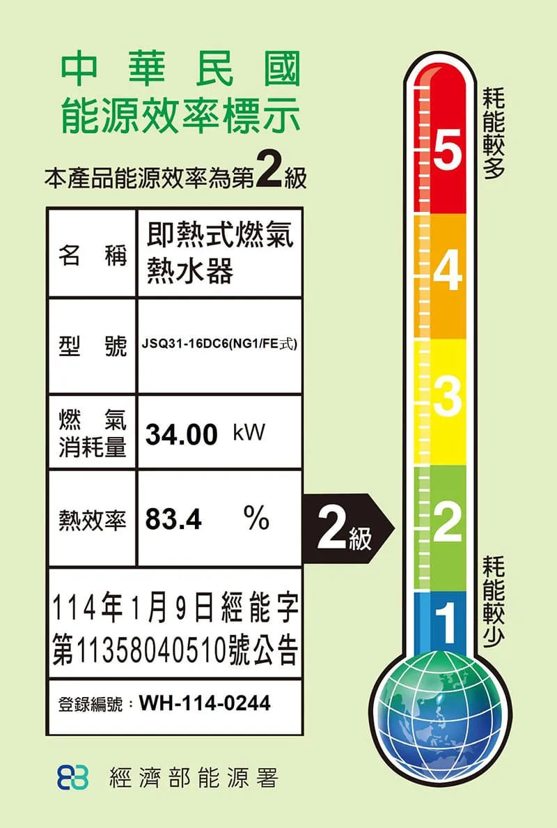 強排恆溫熱水器DC6-13L/16L