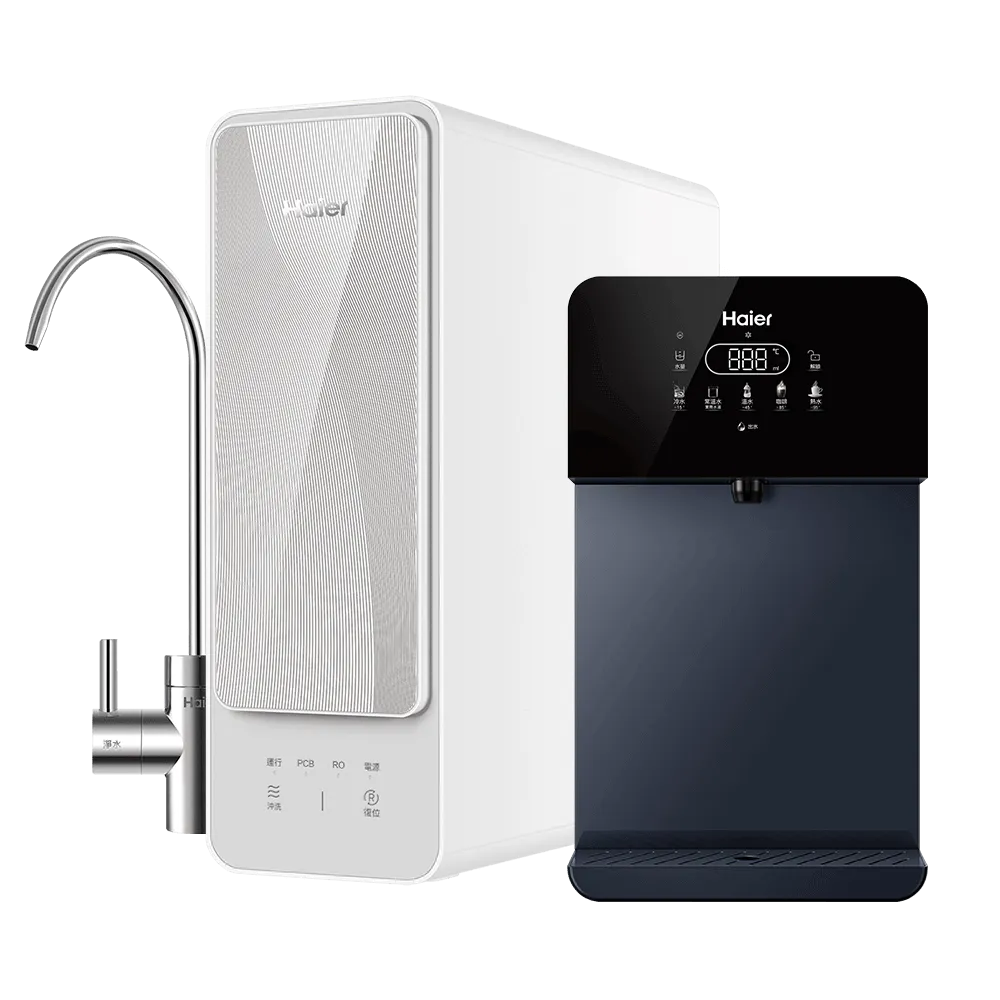 壁掛UV瞬熱飲水機(黑)+RO1000G淨水器