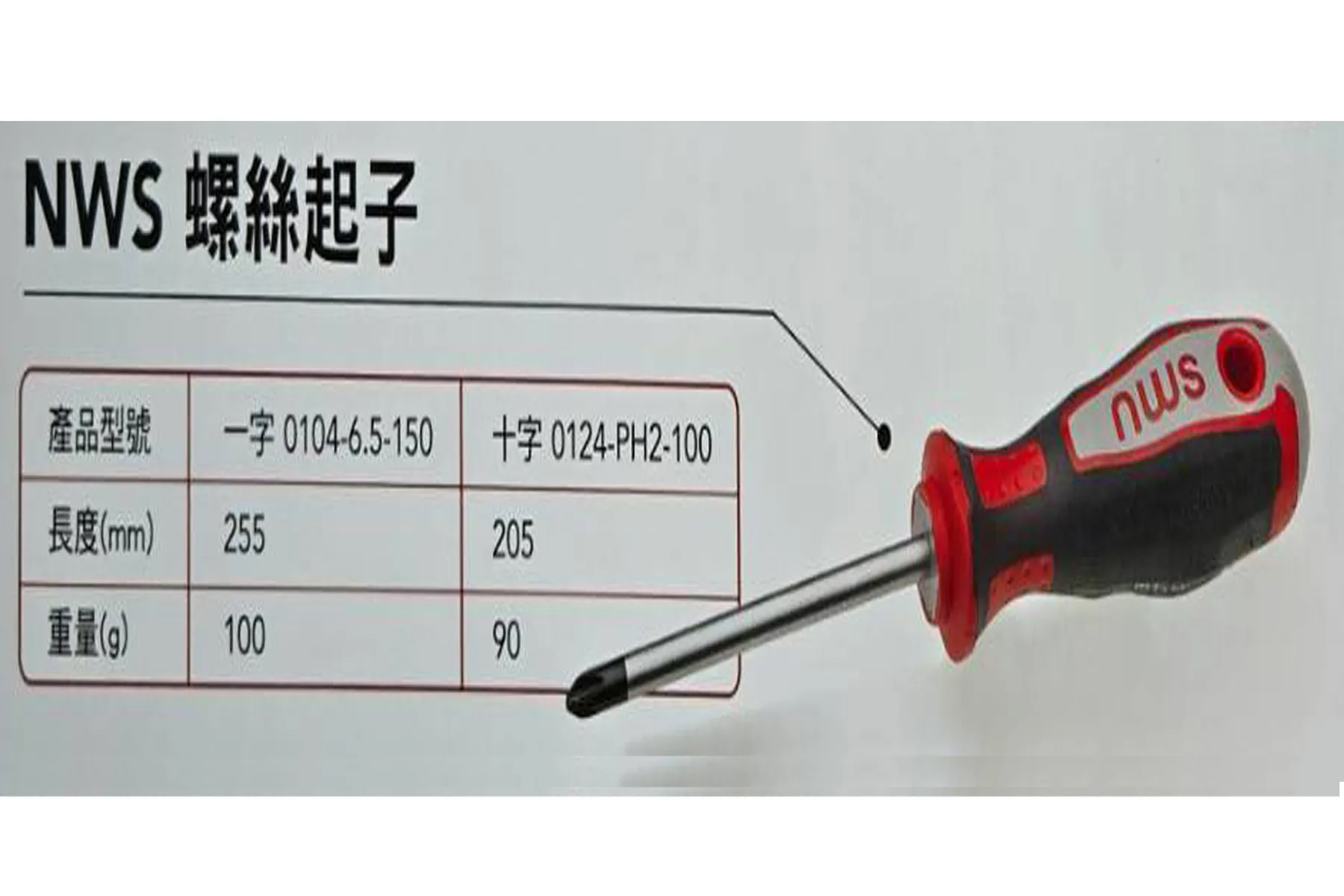 德國NWS  螺絲起子(一字&十字)