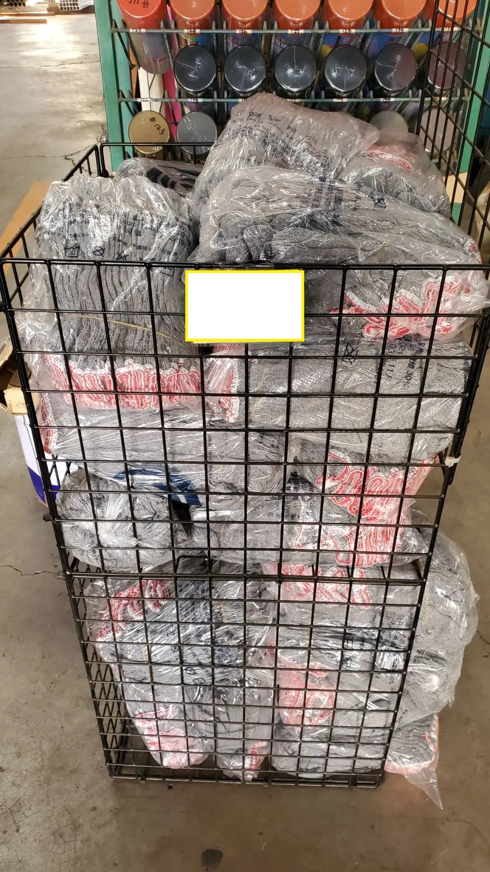 棉紗手套20兩（灰）