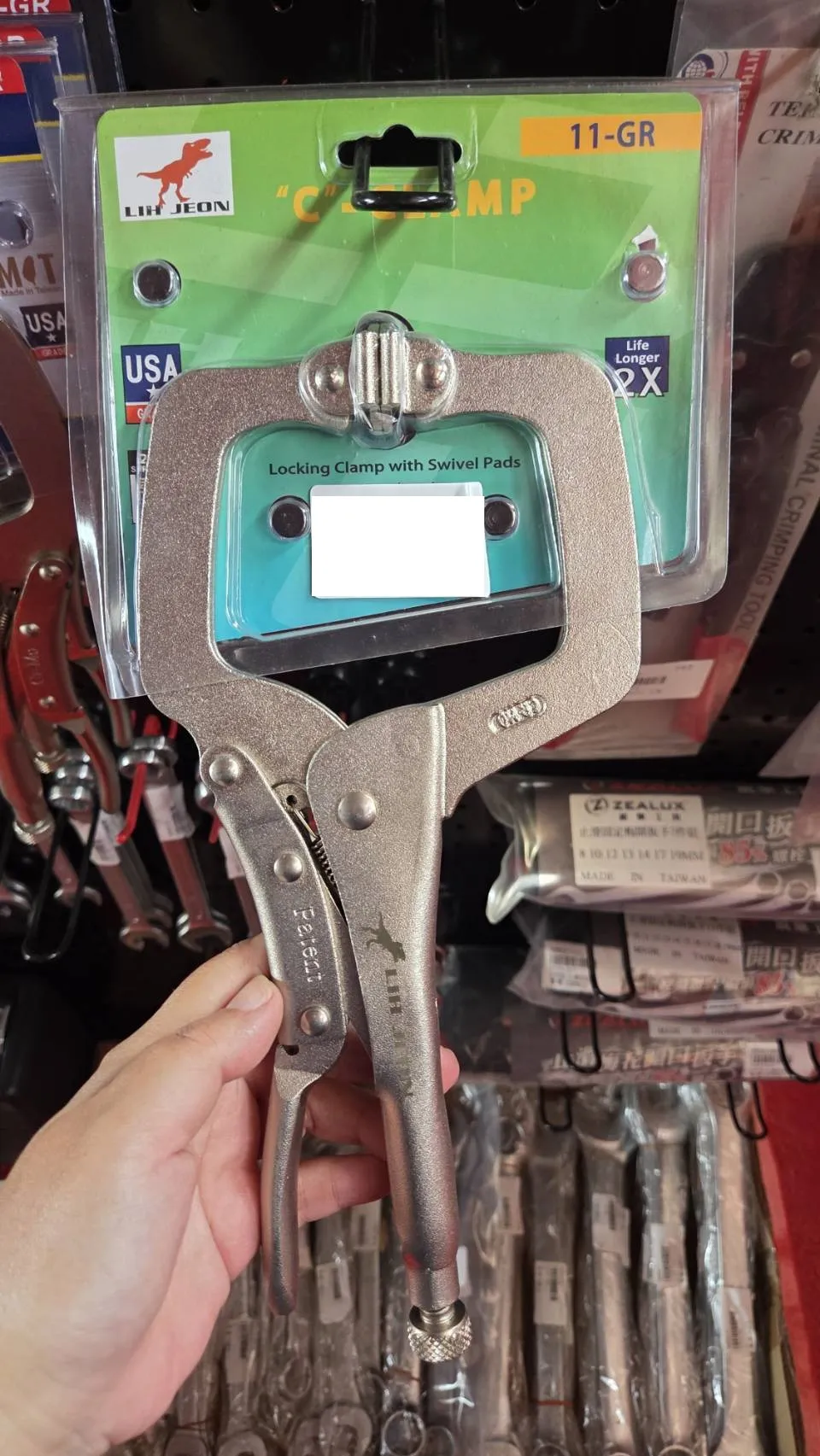 【LIH JEON】LJ 巨鱷鉗/萬能鉗 11GR 附活動嘴