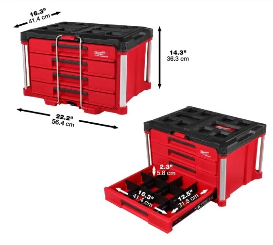 PACKOUT™ 配套抽屜收納箱(4抽) 48-22-8444