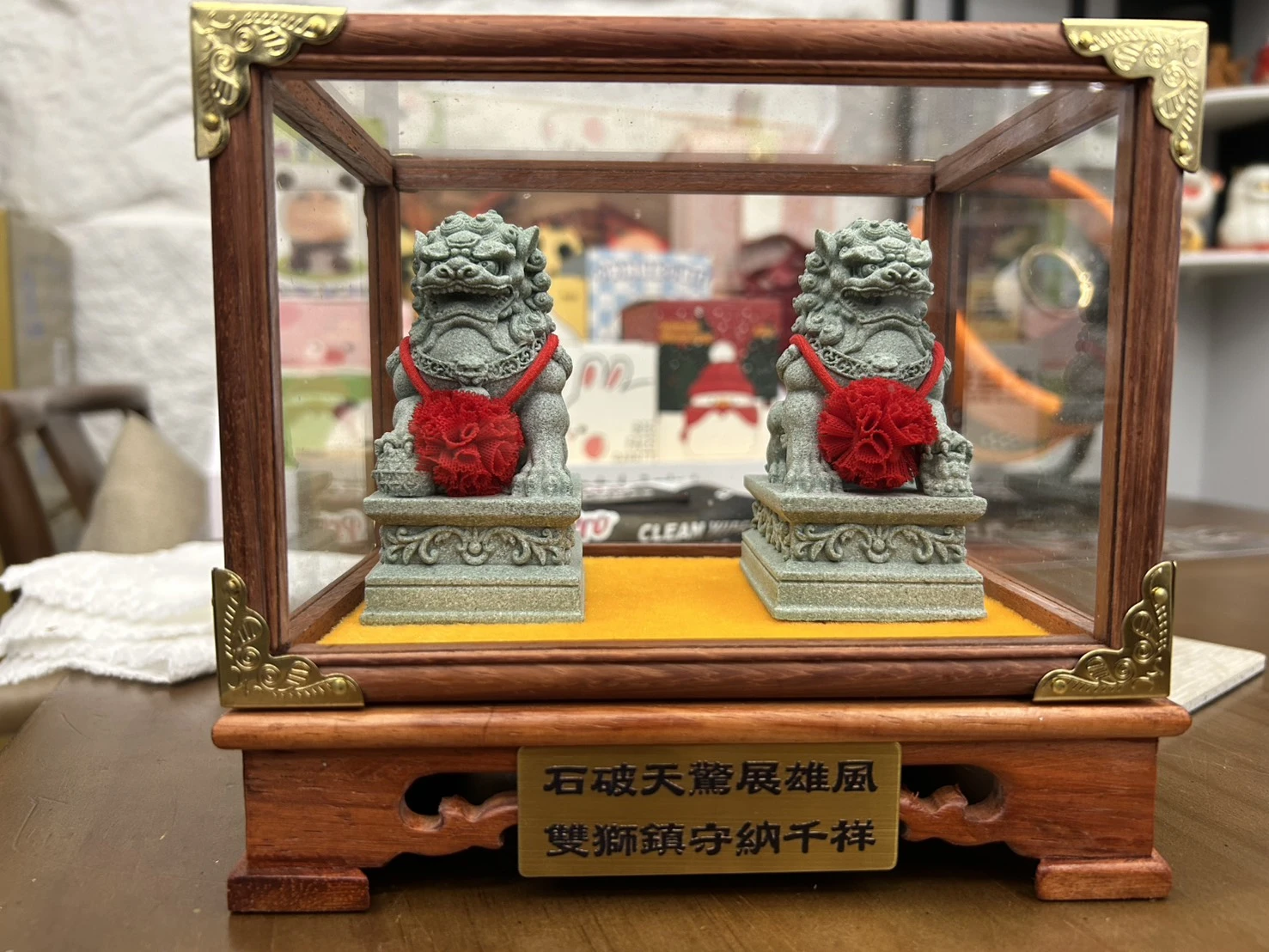 石獅子擺飾禮品-中號