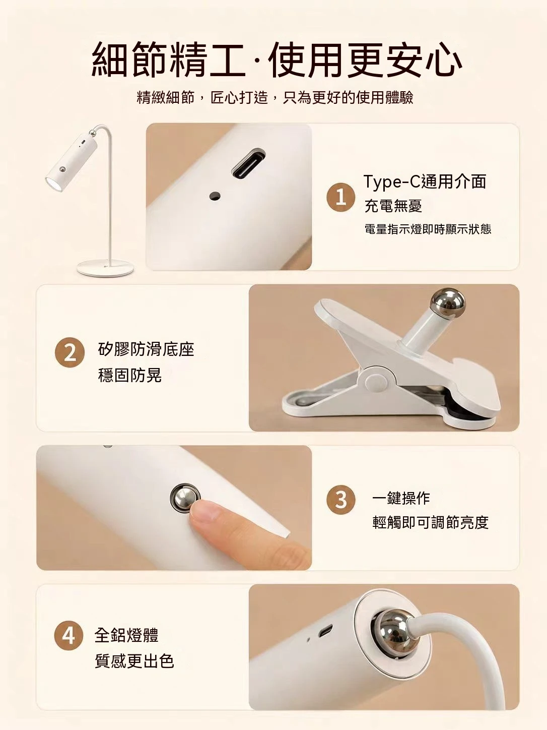 多功能瓷吸LED照射燈