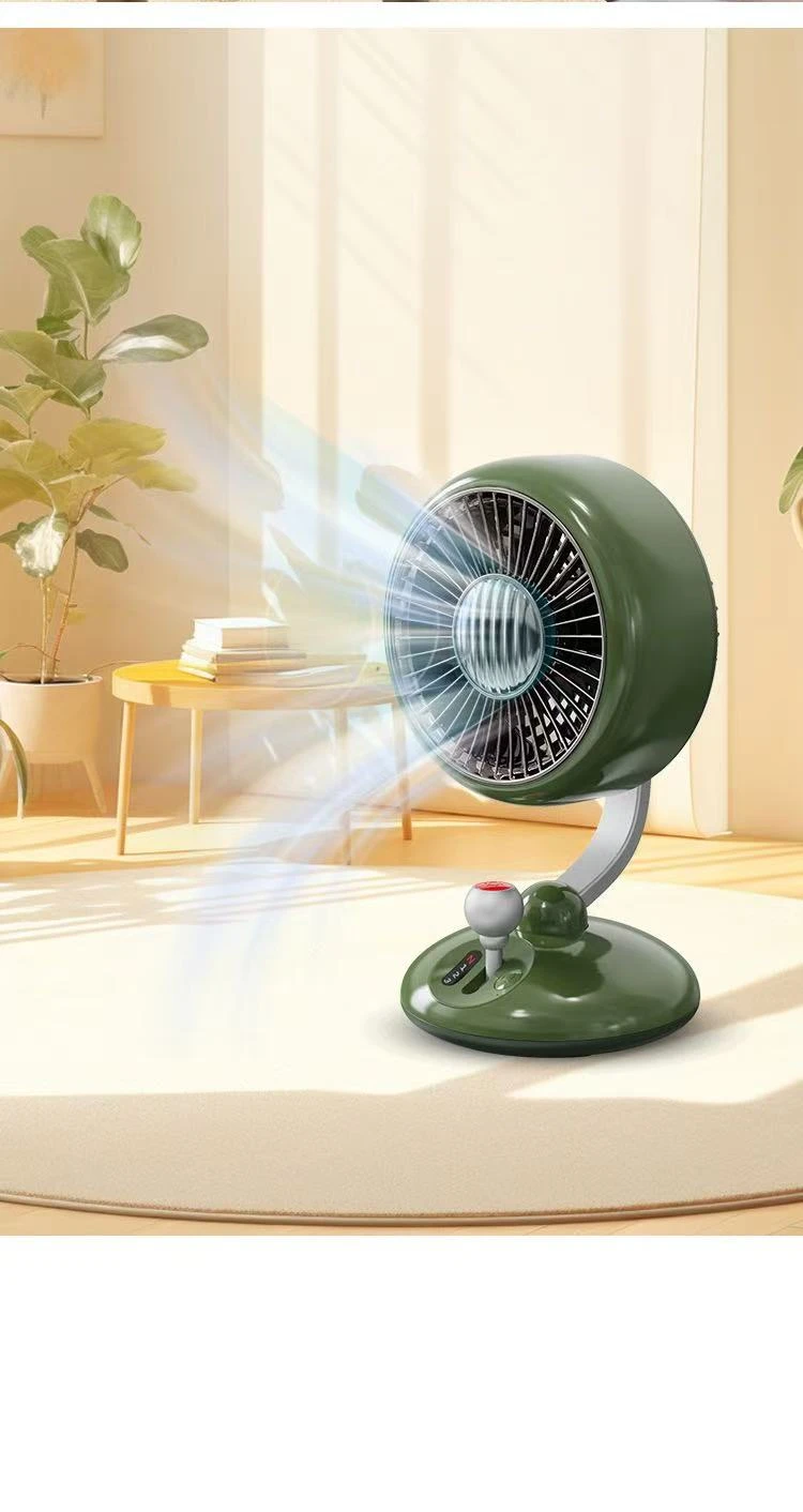 復古充電式桌扇