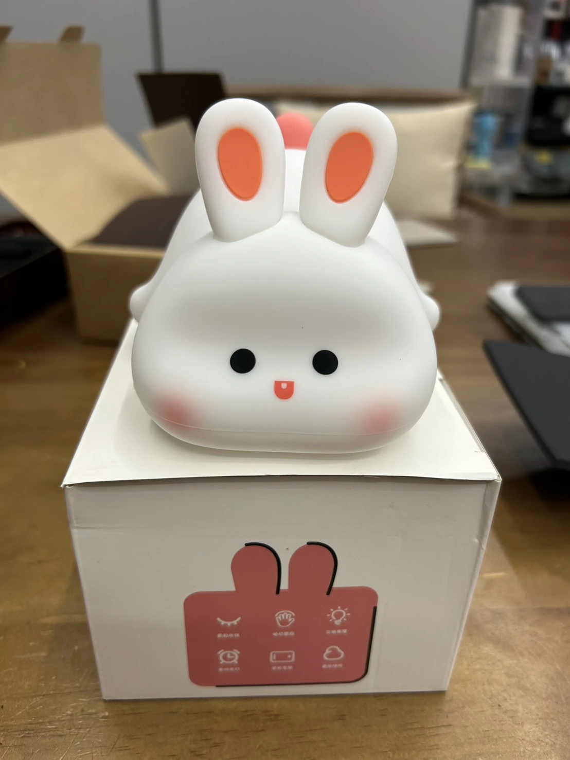 可愛造型拍拍小夜燈