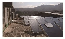 太陽能平板式熱水設備