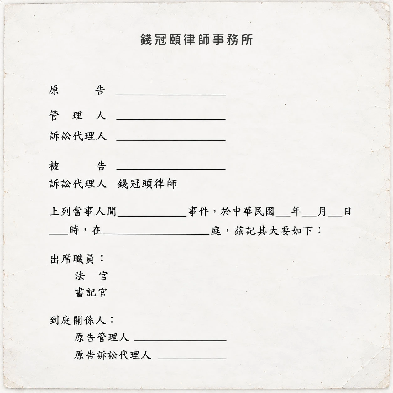 妨害名譽案件