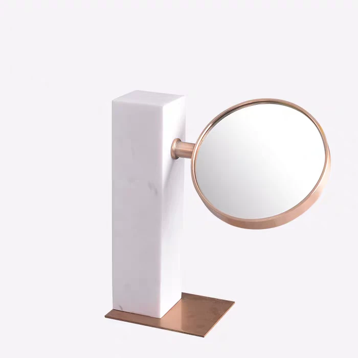天然大理石桌面化妝鏡