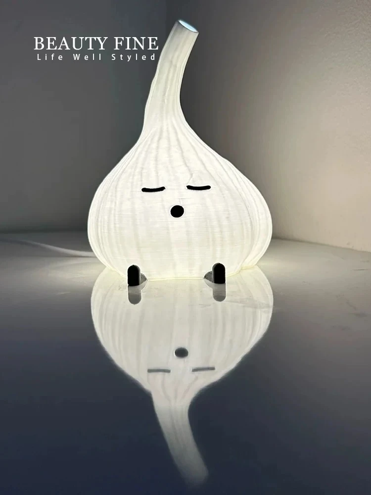 3D打印蒜頭燈