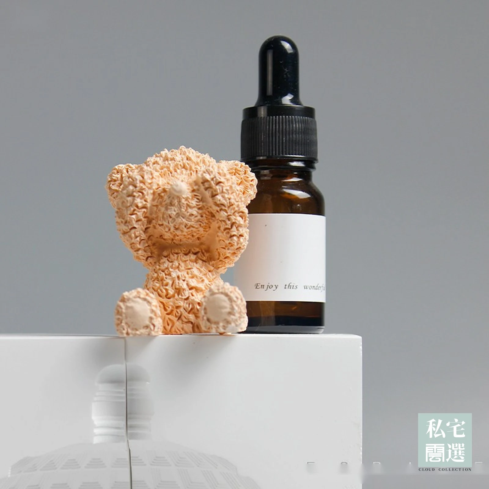 萬神殿香薰擺件｜無火擴香石・泰迪熊造型，七種香味
