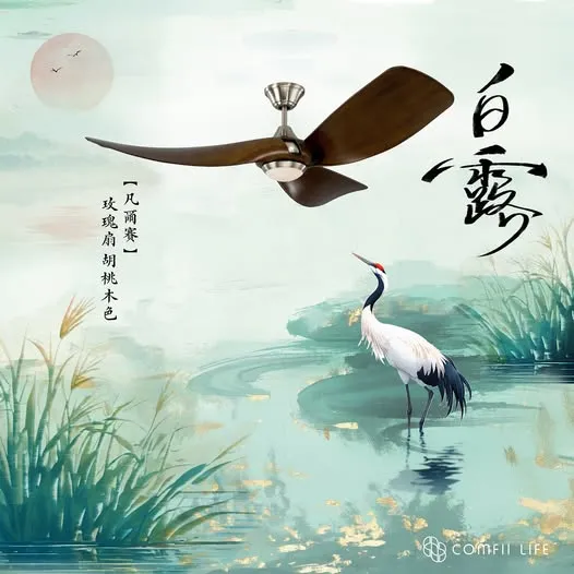 白露｜暑氣逐漸退場｜吊扇買賣｜台中吊扇買賣