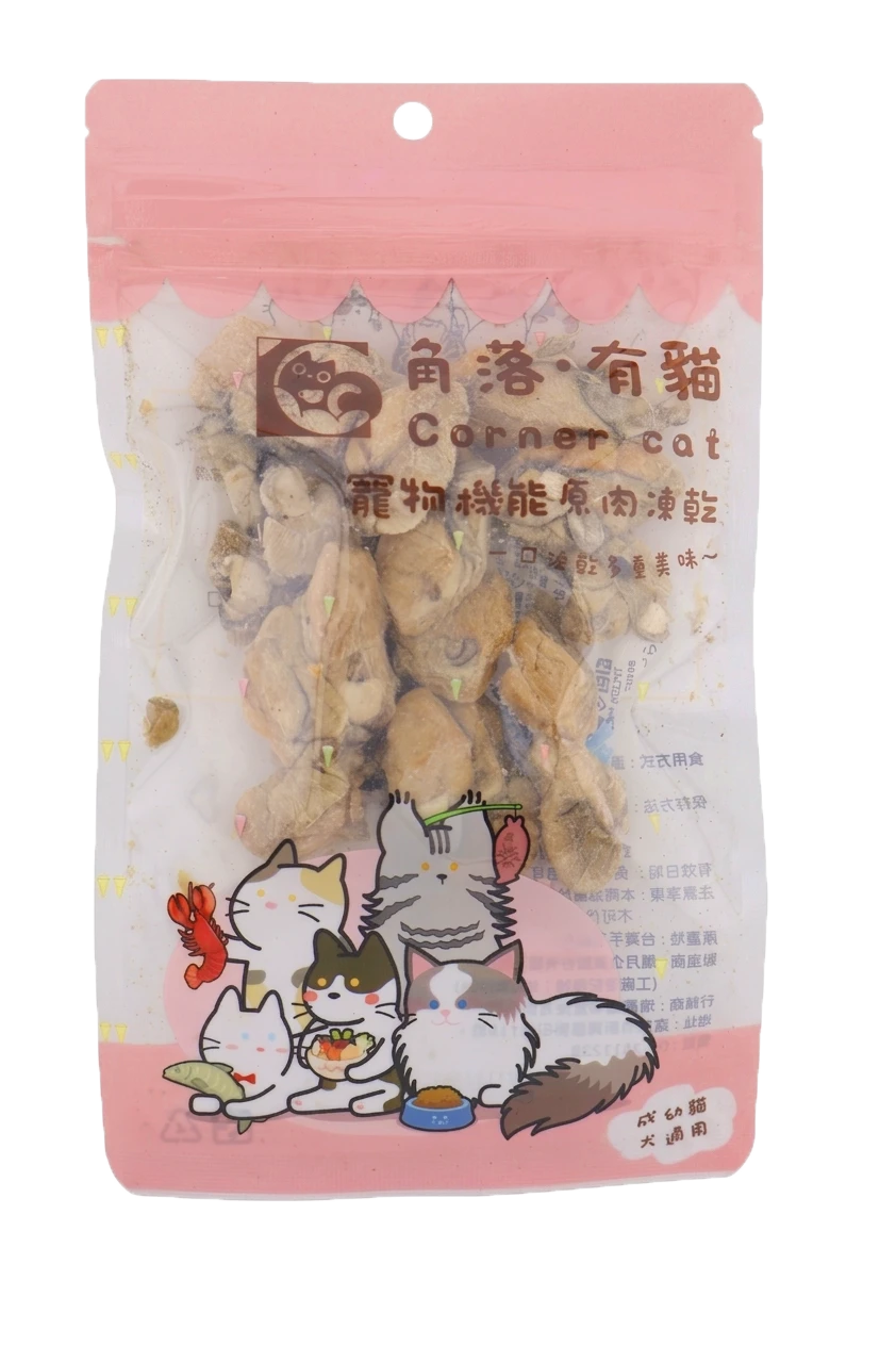 【角落有貓 角落小夥伴 凍乾】寵物零食 寵物 凍乾 干貝 蝦子 小卷 雞肉 鮪魚 雞心