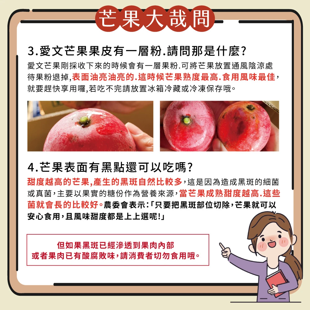 5/30-5/31脆友限定-楊忠憲愛文芒果(外銷大果) 10斤12-16顆x1箱