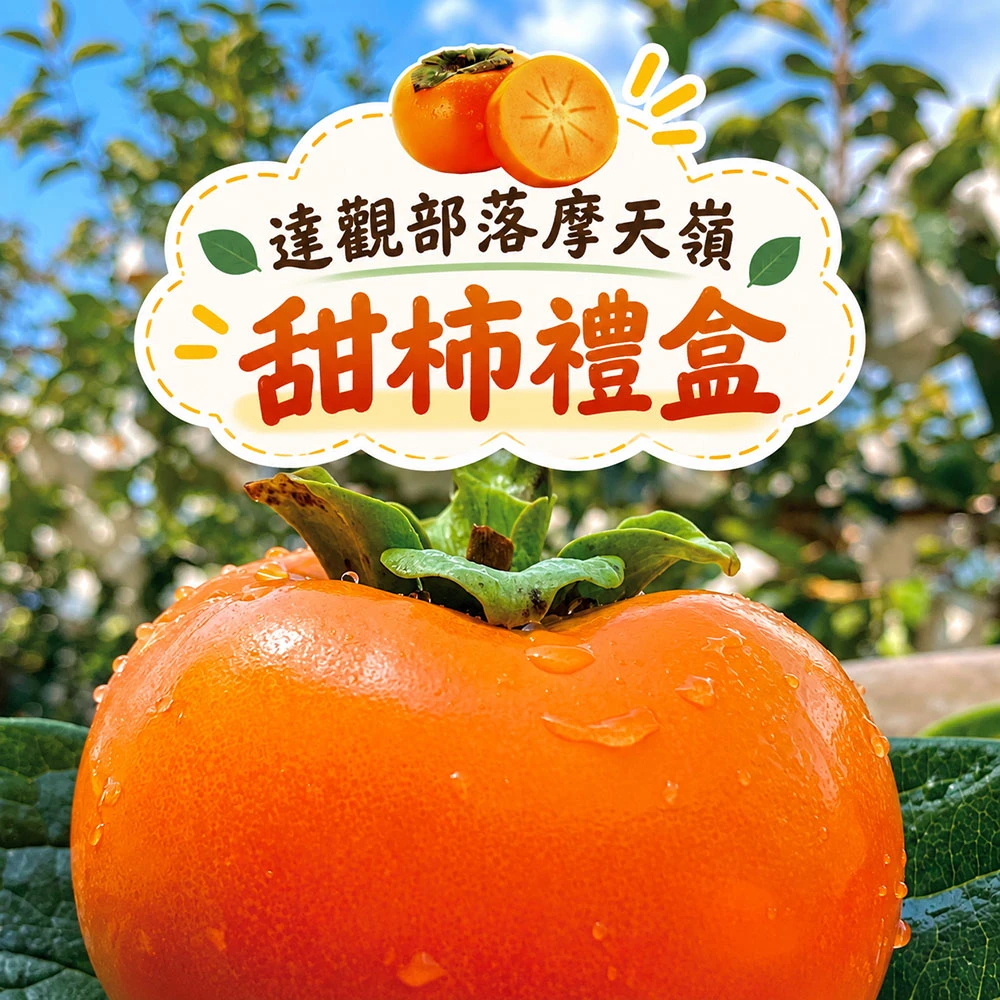 達觀部落御用甜柿禮盒  5A 6A 7A 8A 9A  1盒/2盒