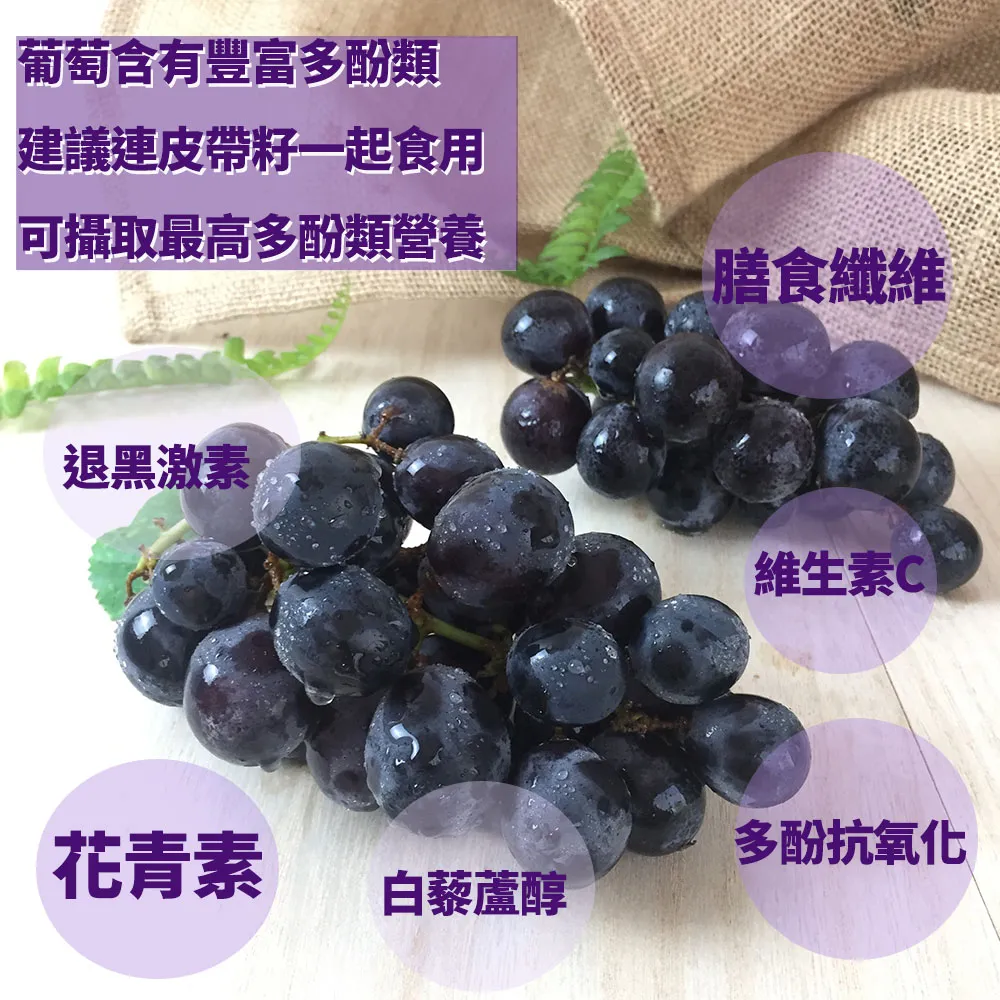 (冷藏)【產地直送】彰化溪湖巨峰葡萄禮盒(冷藏配送)