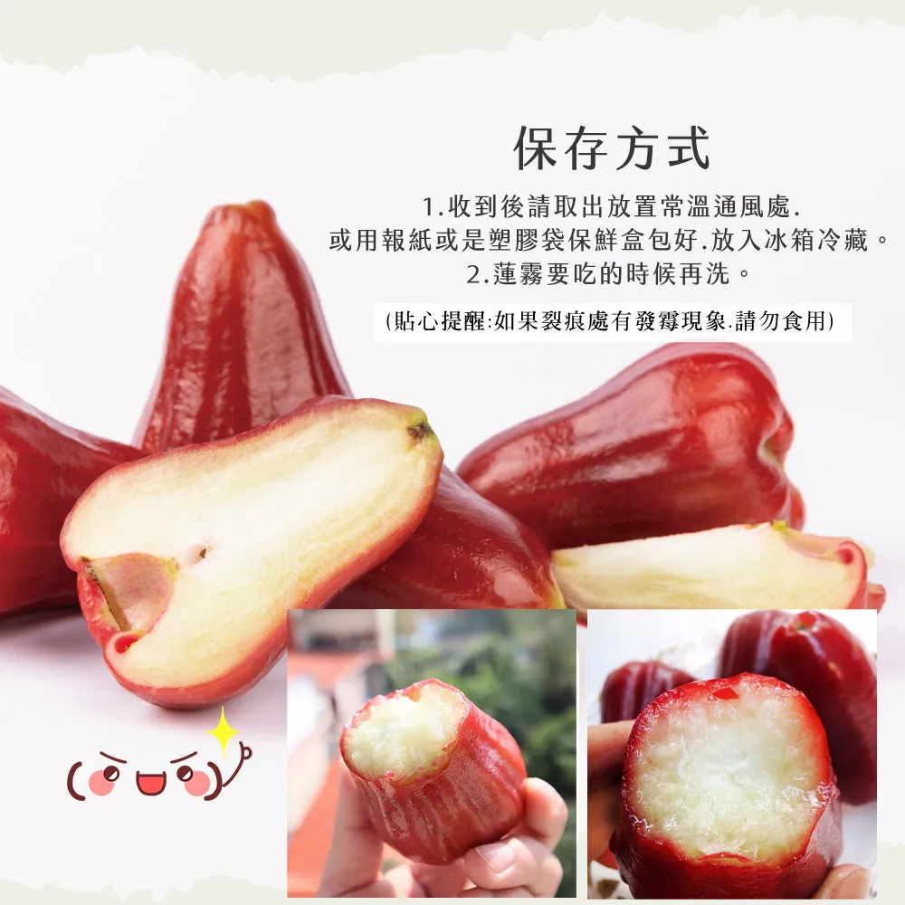 屏東枋寮黑珍珠蓮霧禮盒 3斤/4斤