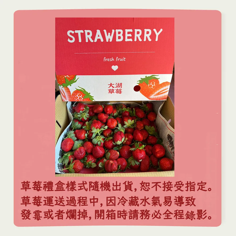 苗栗大湖香水草莓禮盒 2.5斤
