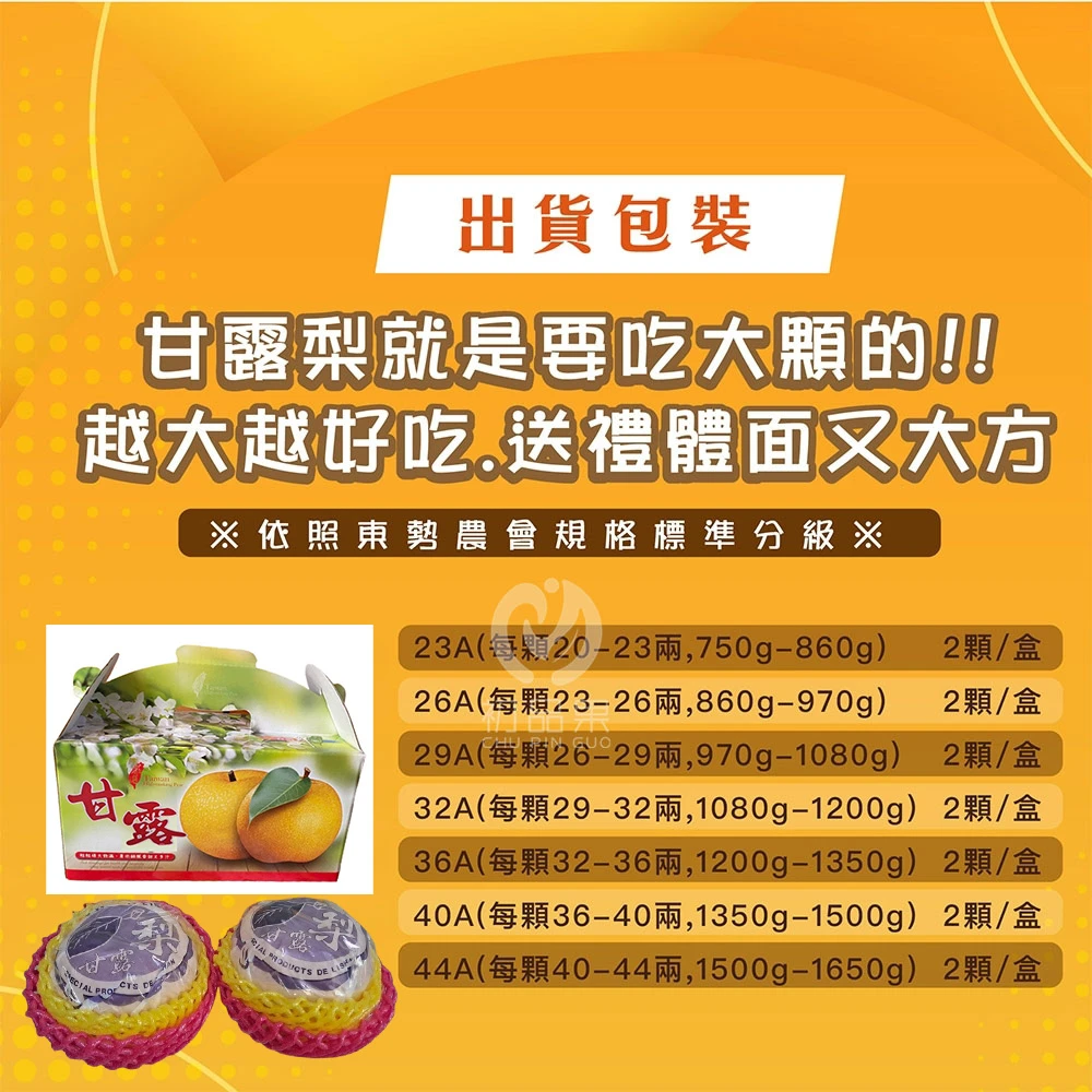 台灣寶島甘露梨禮盒6顆裝/盒 (中秋禮盒/企業送禮/好友揪團/大量訂購) 8/1起開始陸續出貨