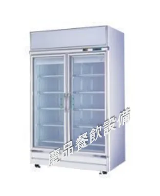 雙門機上型玻璃展示櫃