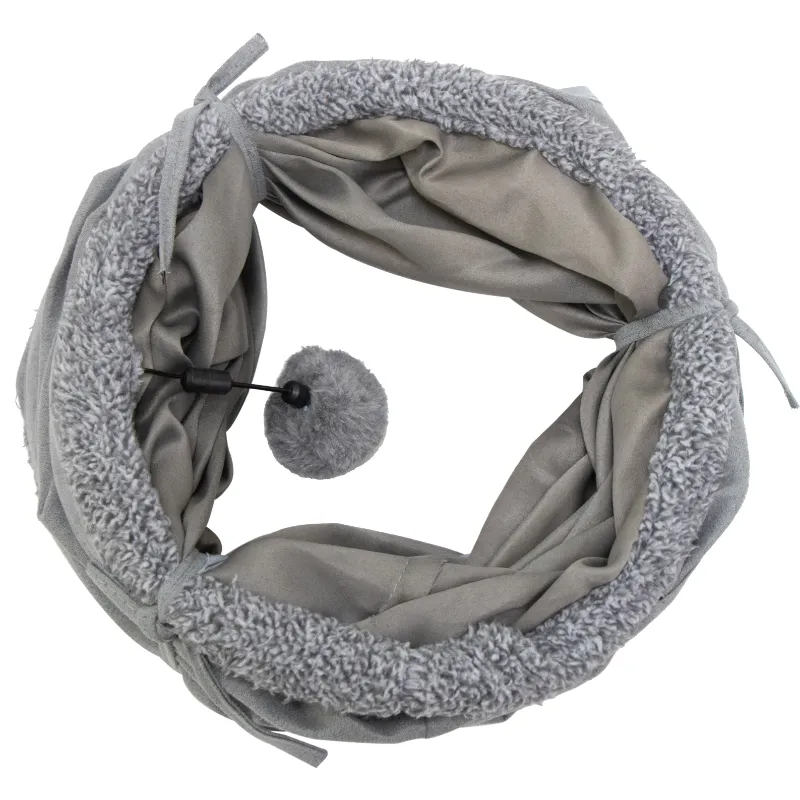 S型靜音貓隧道（可折疊）