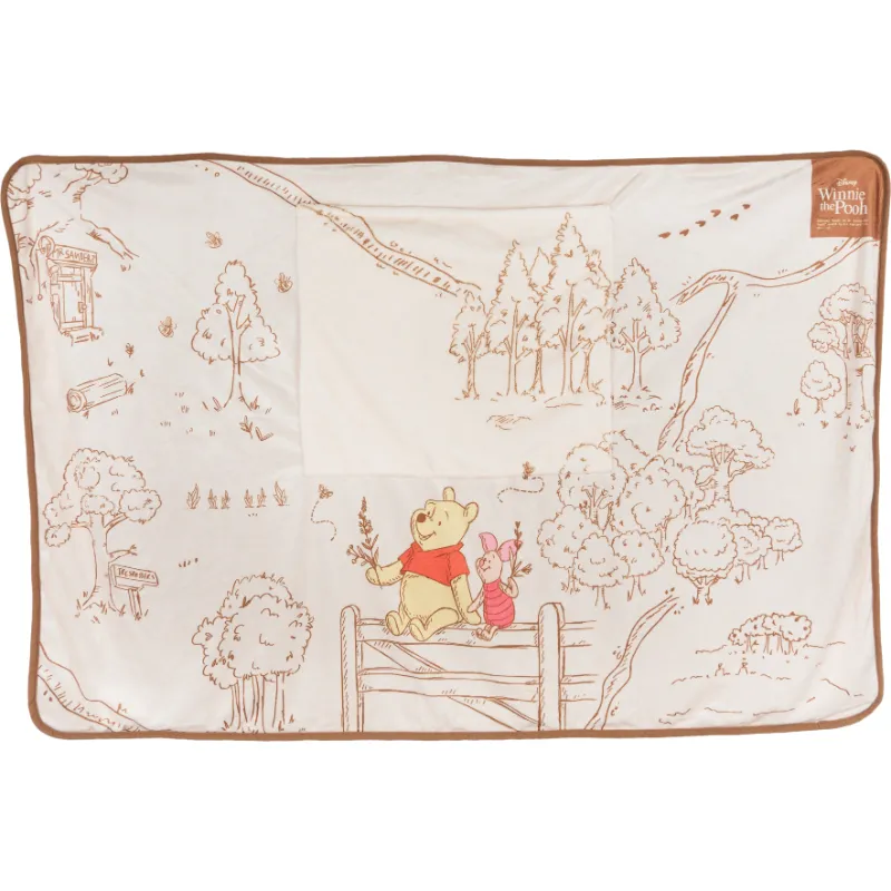 小熊維尼系列｜寵物陪伴暖心抱抱毯