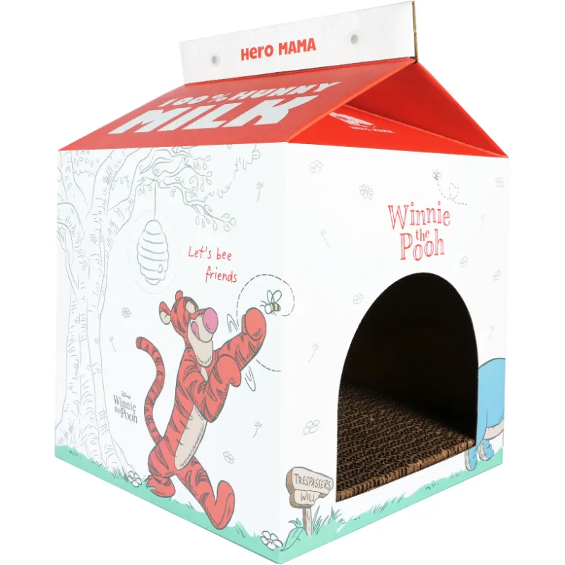 小熊維尼系列｜牛奶盒貓抓屋-森林探險