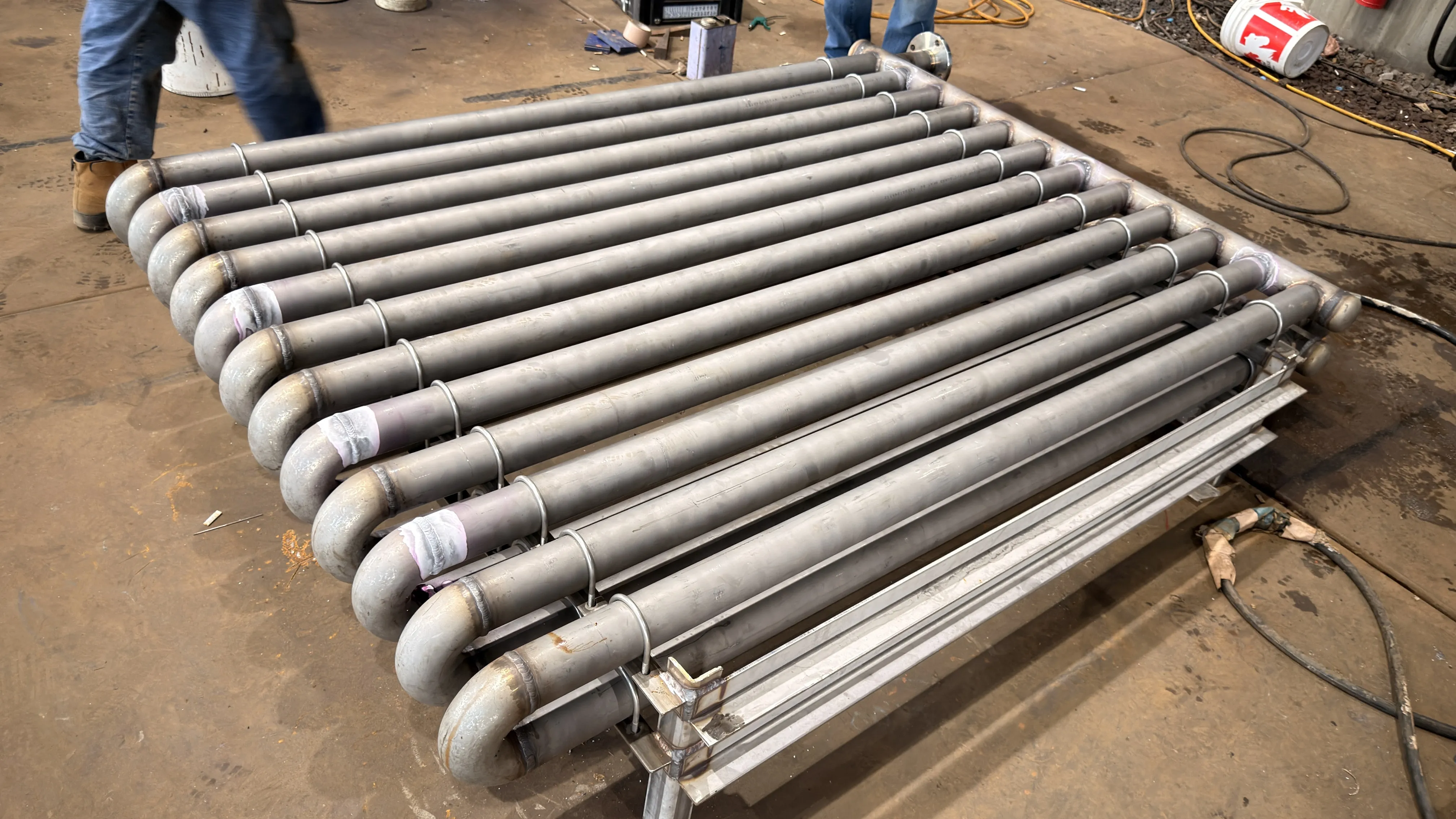 全不鏽鋼蒸氣盤管製作工程