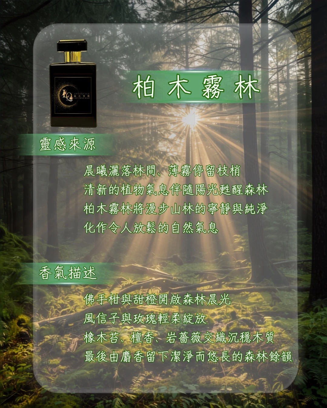 柏木霧林 香水