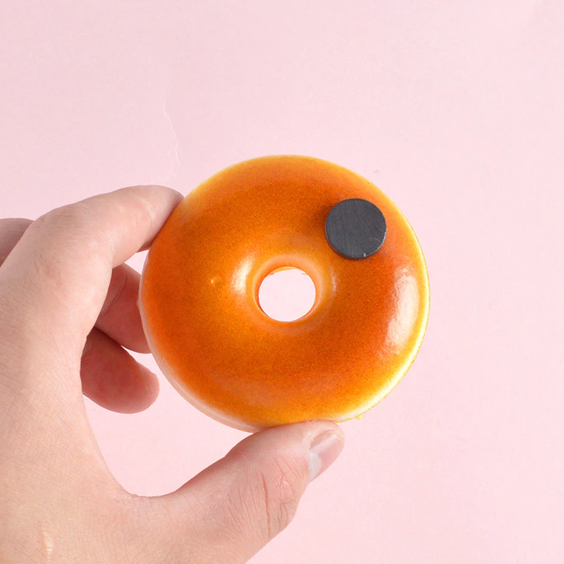 仿真甜甜圈PU道具 仿真奶油甜點蛋糕冰箱貼店鋪裝飾櫥窗擺件 台灣發貨