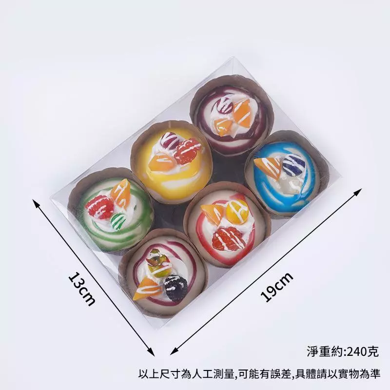 仿真法式奶油PU麵包小蛋糕 内置磁铁 橱窗展示擺件 仿真紙杯蛋糕模型道具 台灣出貨