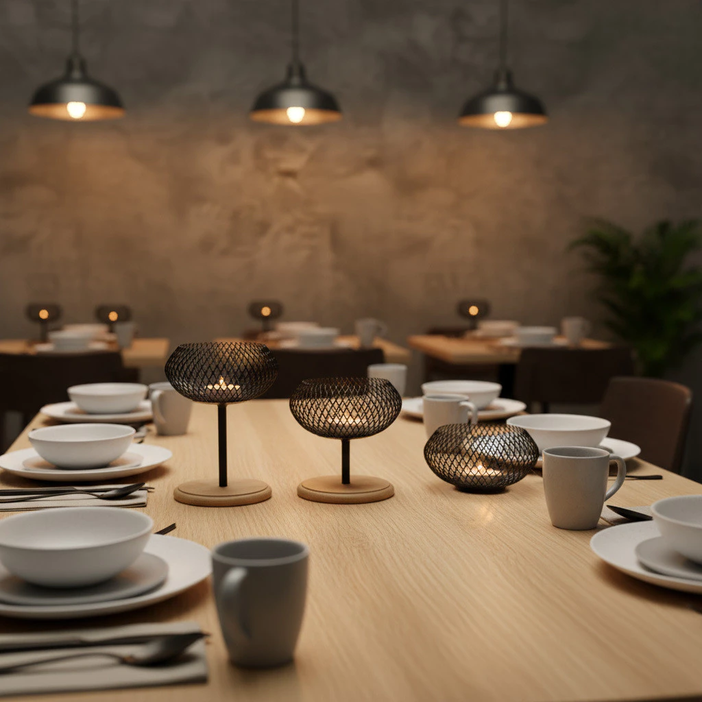 氣氛燭台鐵藝燭台 香氛燈蠟燭托 情境燭燈臺 復古蠟燭座家居擺飾 台灣出貨