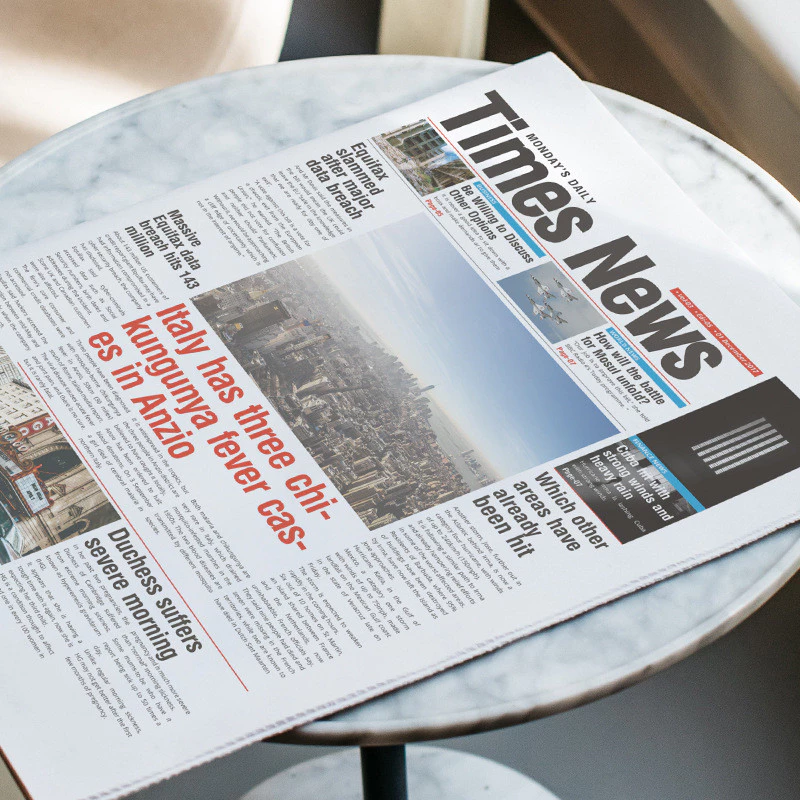 北歐風英文裝飾報紙 ins擺拍英文報紙拍照道具 復古英文包裝報紙台灣出貨