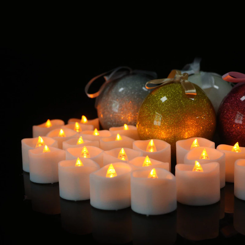 定時循環仿真電子蠟燭 led蠟燭燈 定時亮6H裝飾蠟燭 適用活動節日婚禮佈置擺飾 台灣出貨