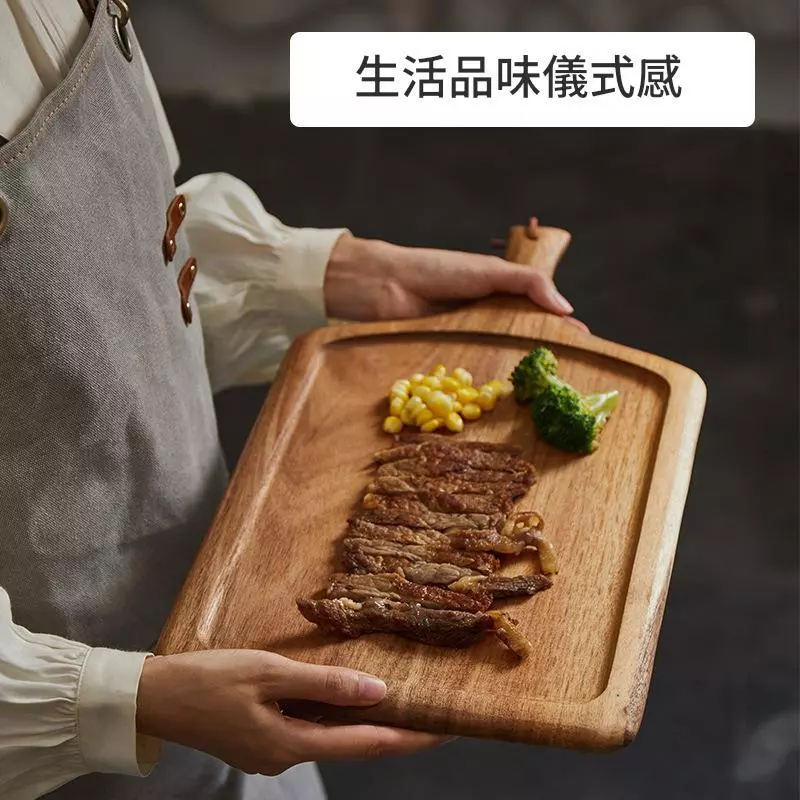 相思木輕食餐盤 日式木質披薩盤 牛排餐具木盤 實木托盤 西餐盤 和風菜盤 台灣出貨