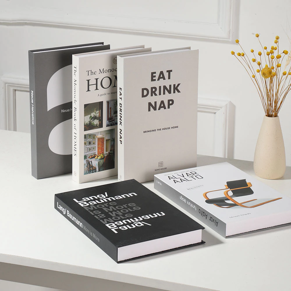 折疊薄型假書家居咖啡桌道具書創意模擬書拍攝仿真書模型裝飾台灣出貨